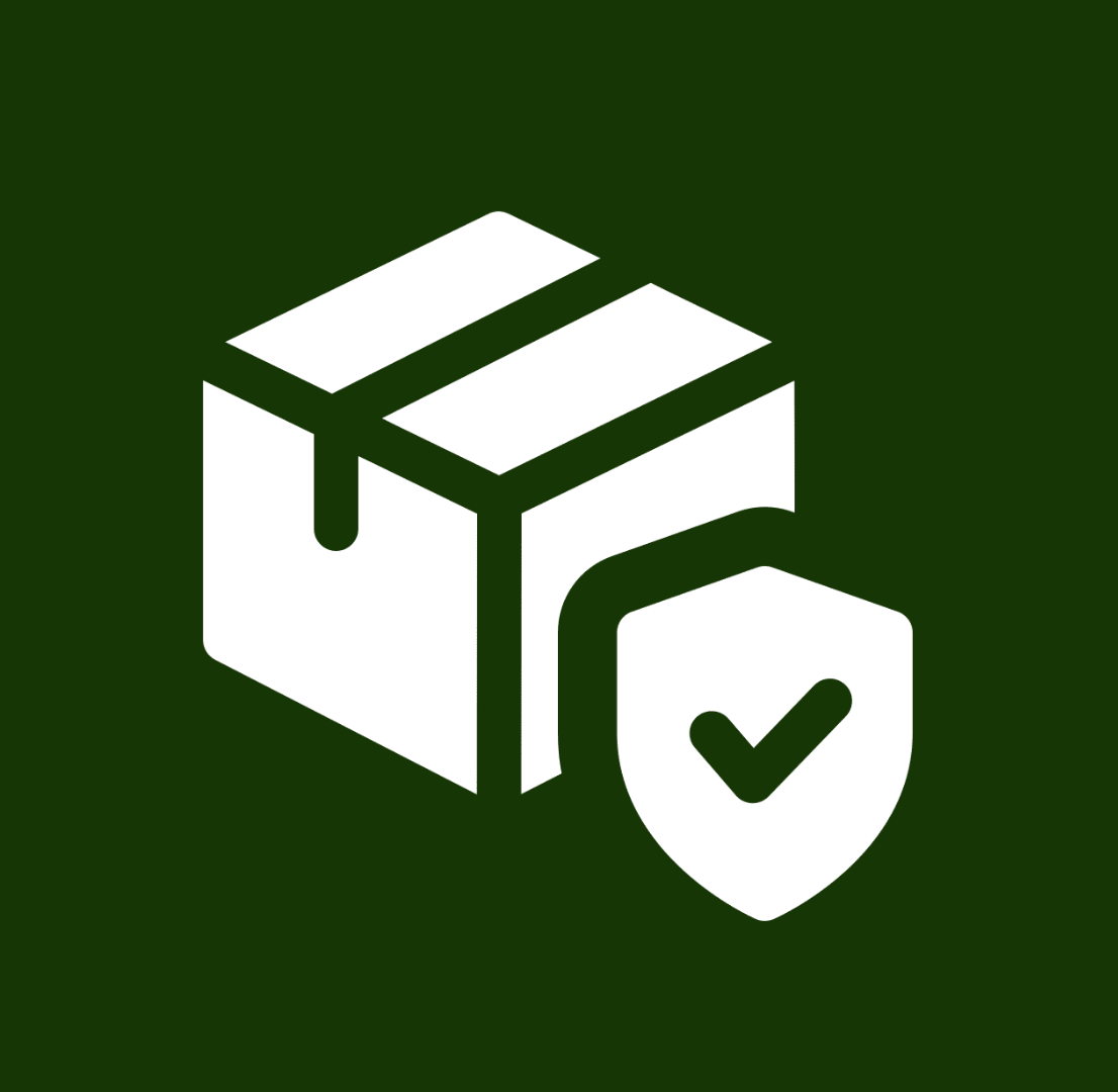 Seguro de envío contra robo o pérdida.